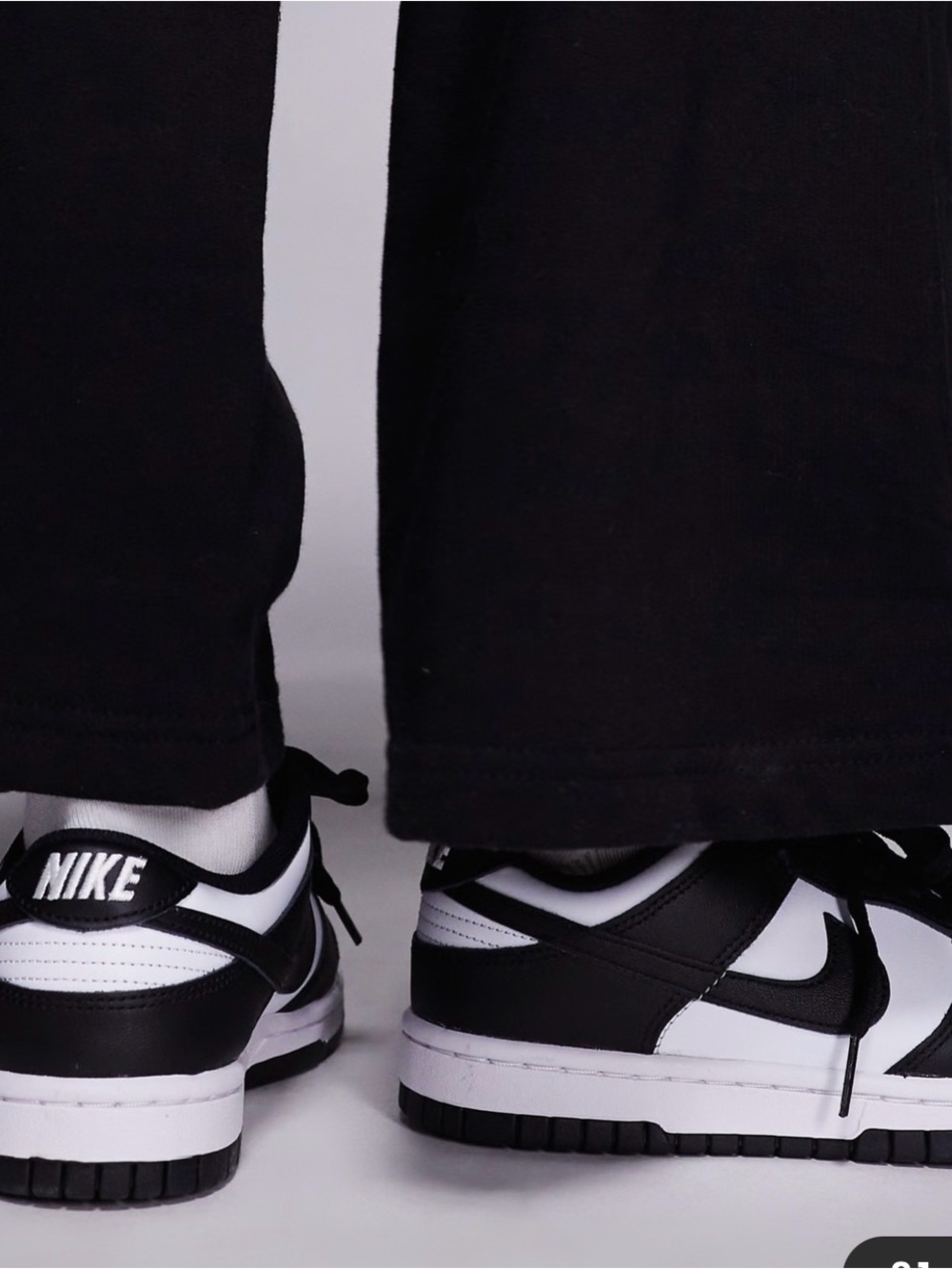 Nike Dunk Low “Panda” Sneakers | Women’s Size 8.5 | Gently Used - Picture 3 of 9